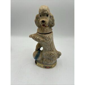 Vintage 1970 Jim Beam “PENNY” the Poodle with Ball Trophy Decanter Bottle EMPTY